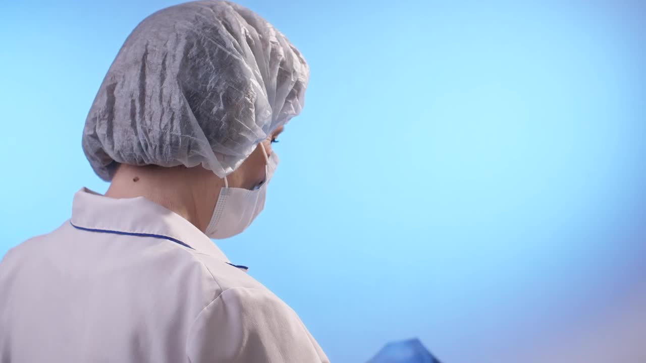 Stock Video Doctor With Mask Checking A Chest X Ray Live Wallpaper For PC