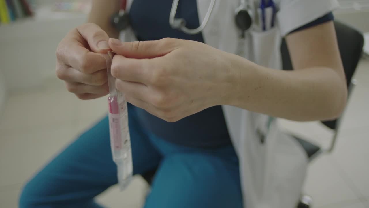 Stock Video Doctor Opening A Swab Live Wallpaper For PC