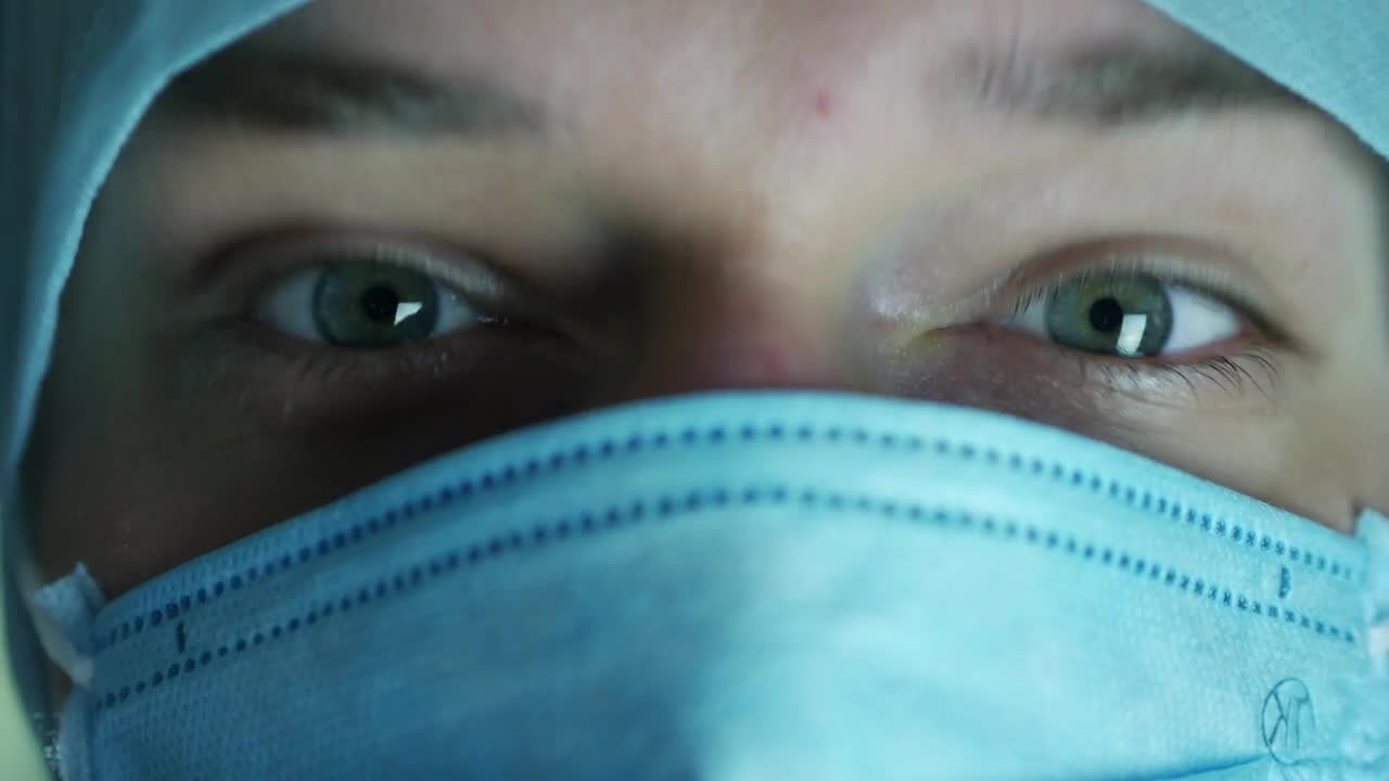 Stock Video Doctor Eyes Showing Surprise Live Wallpaper For PC
