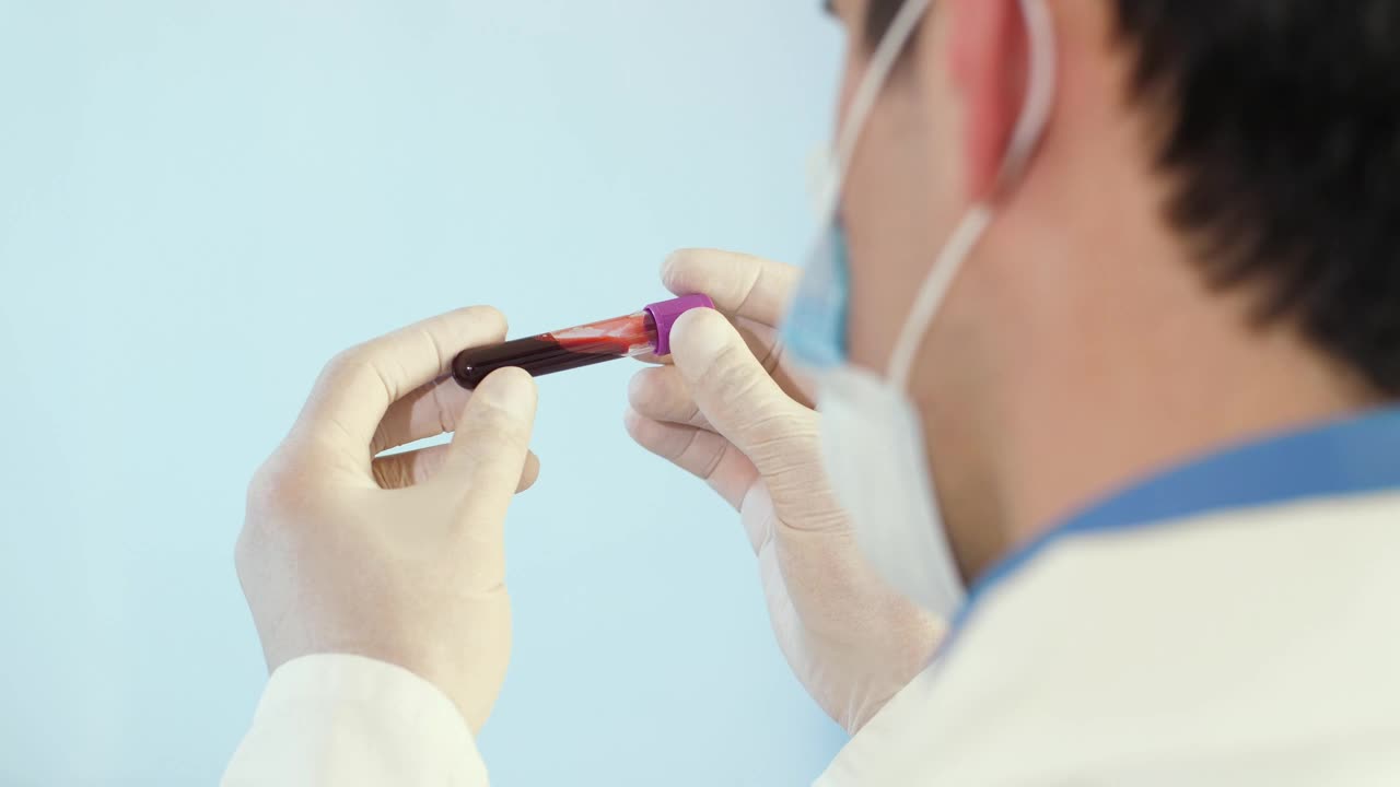 Stock Video Doctor Checking A Coronavirus Test Over Shoulder Live Wallpaper For PC