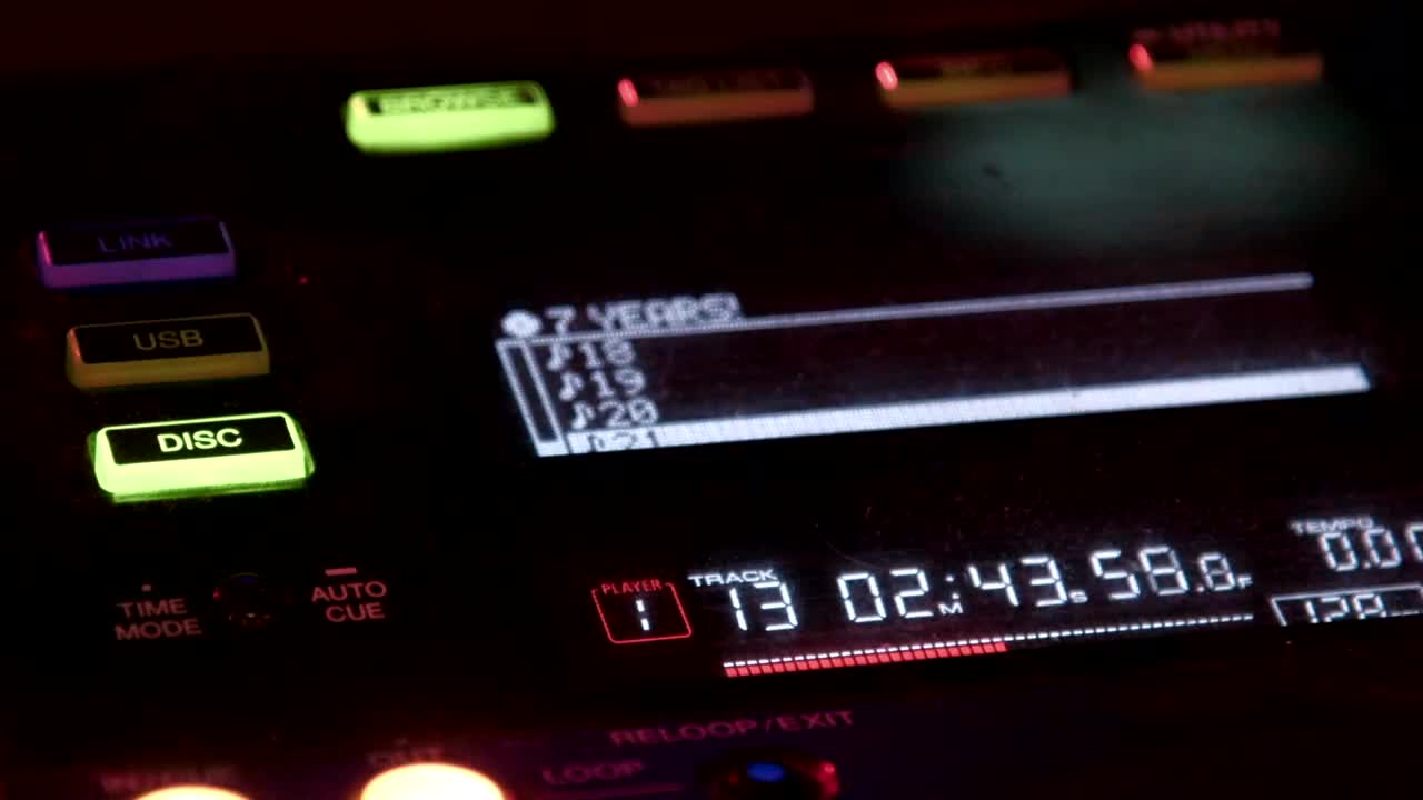 Stock Video Dj Mixer Close Up With Rgb Lights Live Wallpaper For PC
