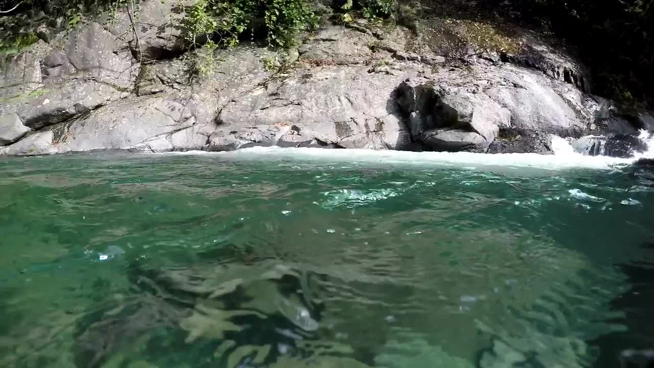 Stock Video Diving In A Turquoise Stream Live Wallpaper For PC