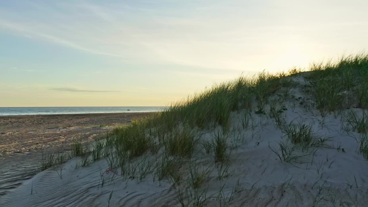 Stock Video Distant Man At The Beach Live Wallpaper For PC