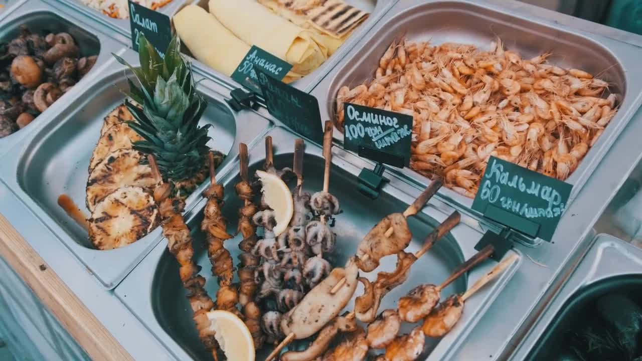 Stock Video Display With Street Food Live Wallpaper For PC