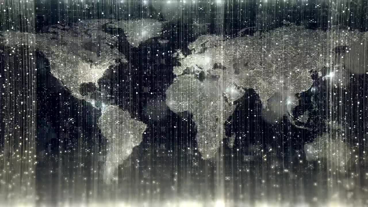 Stock Video Digitized World Map Live Wallpaper For PC
