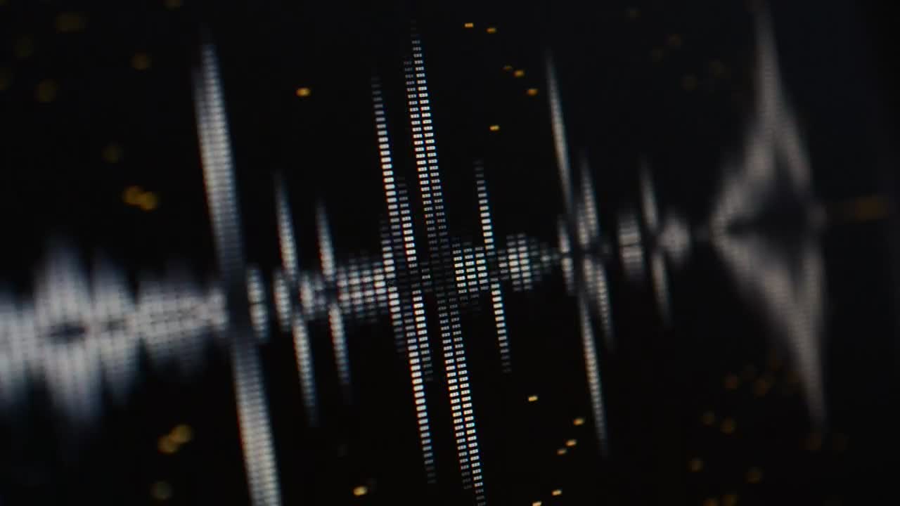 Stock Video Digital Equalizer Playing A Song Live Wallpaper For PC