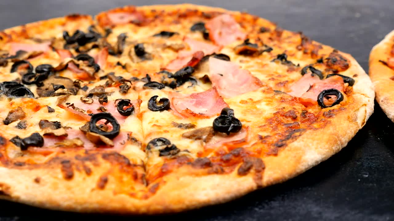 Stock Video Different Pizza Types In A Row Live Wallpaper For PC