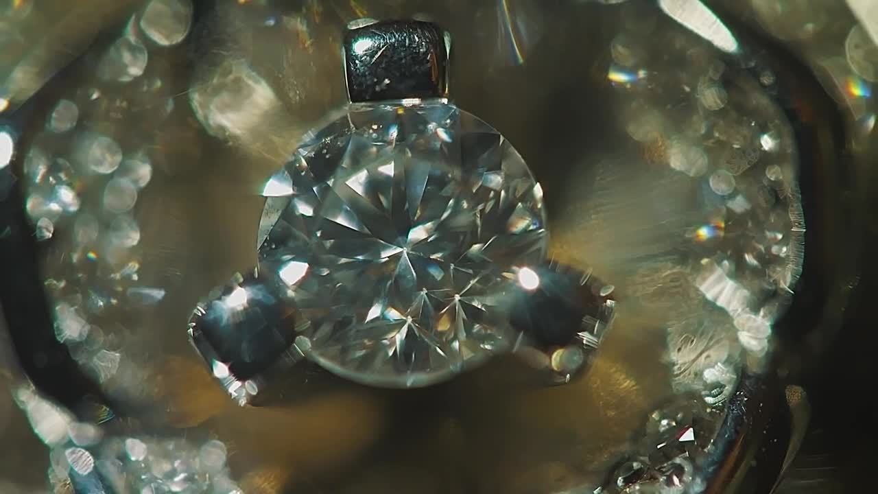 Stock Video Diamond Ring Up Close Live Wallpaper For PC