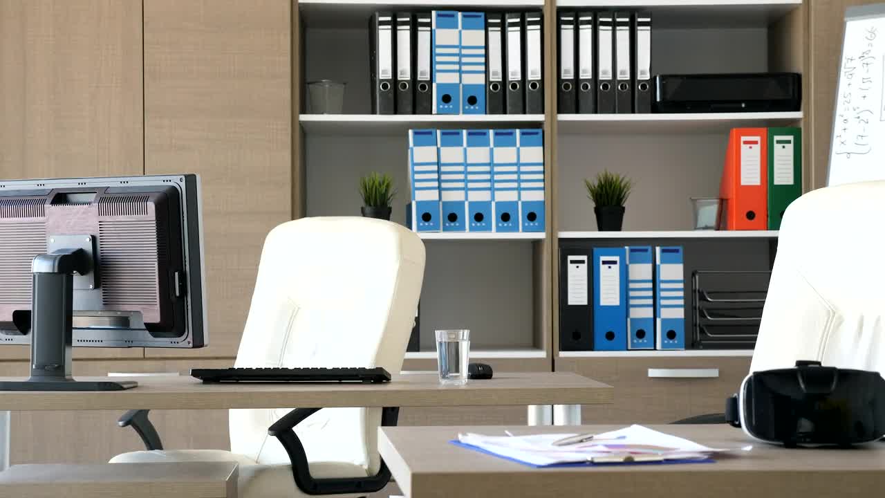 Stock Video Developer Uses Vr Innovation To Work In Office Live Wallpaper For PC