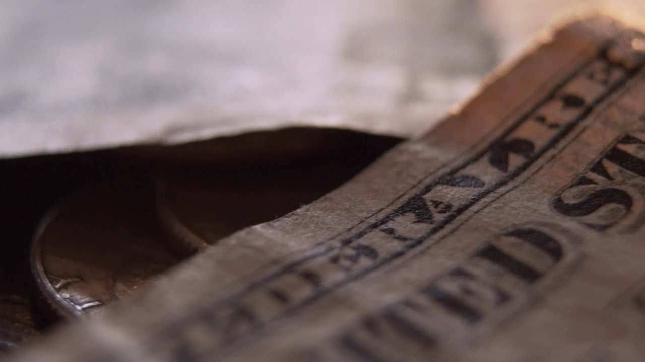 Stock Video Details Of A Pair Of Battered Old Banknotes Live Wallpaper For PC