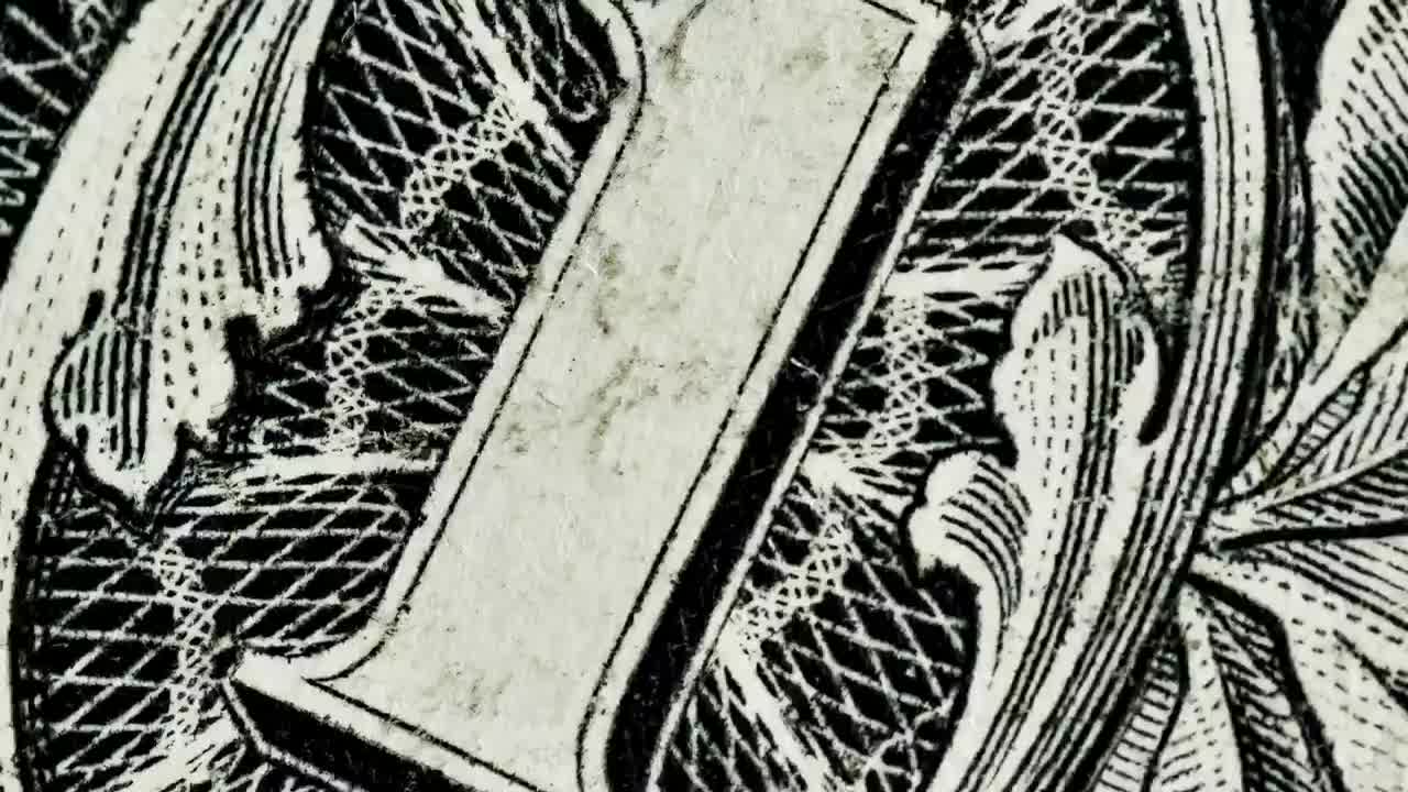 Stock Video Detailed Shot Of Pictures For A Dollar Bill Live Wallpaper For PC