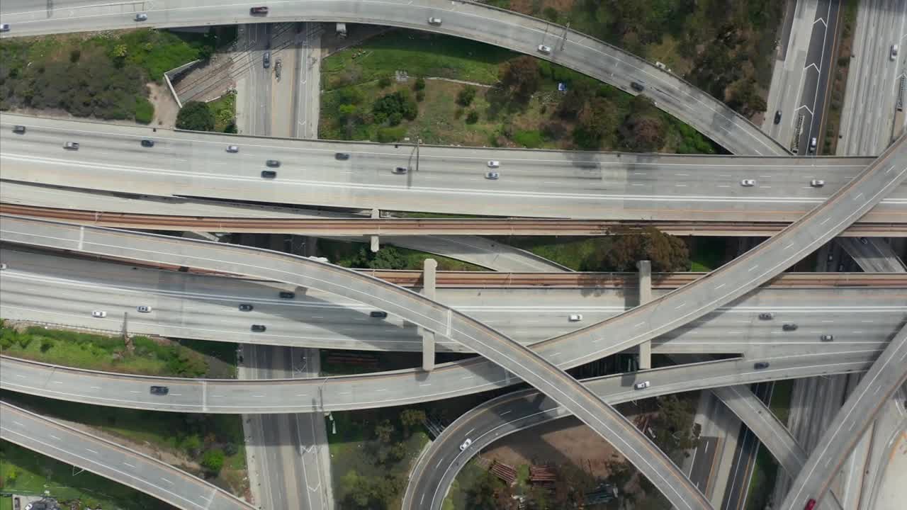 Stock Video Detailed Aerial Shot Of The Judge Pregerson Highway Live Wallpaper For PC