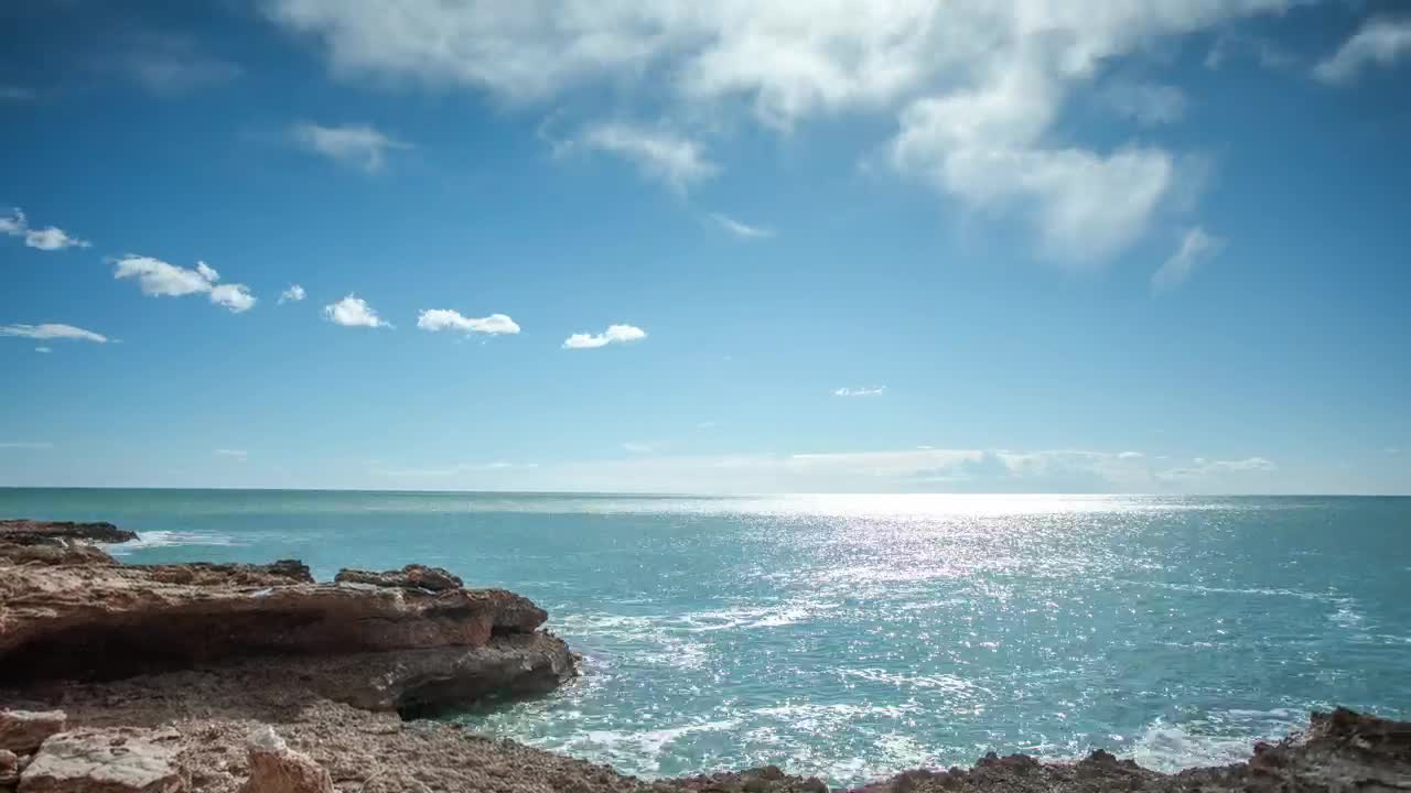 Stock Video Deserted Coastline Timelapse Live Wallpaper For PC