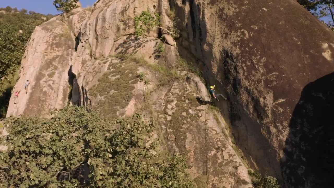 Stock Video Descending A Mountain Seen From The Air Live Wallpaper For PC