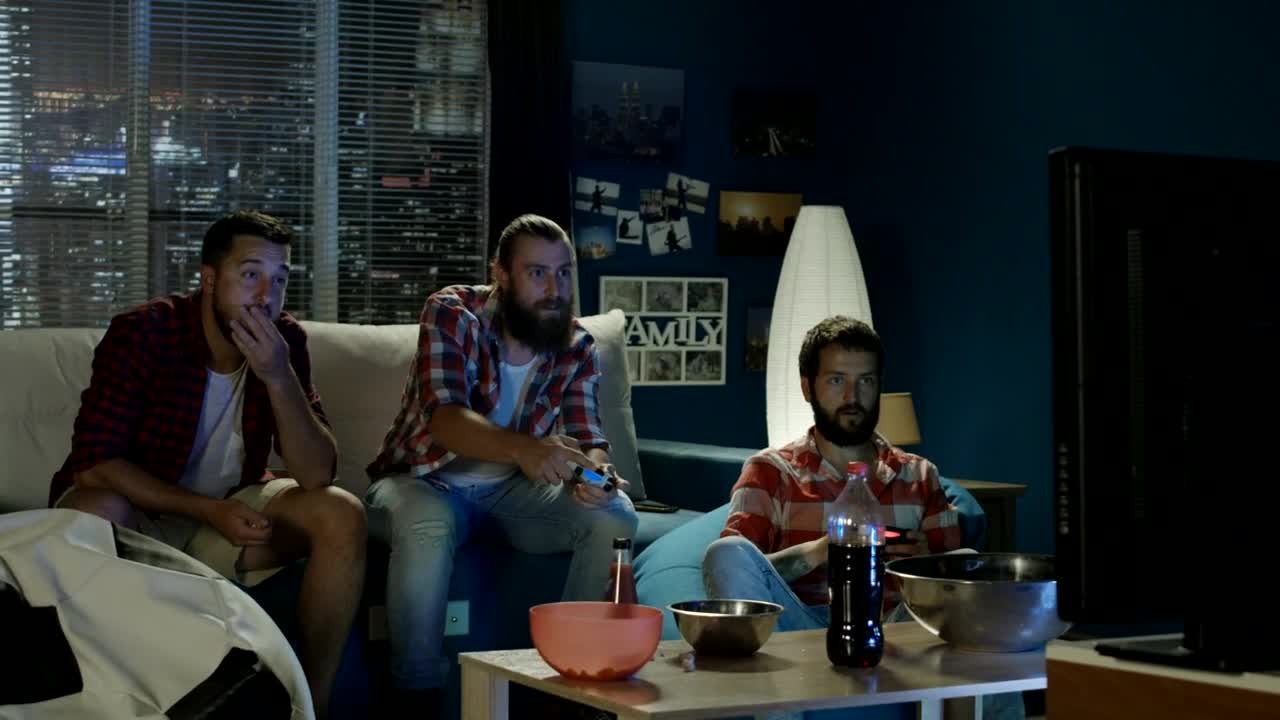 Stock Video Friends Having A Video Game Night Live Wallpaper For PC