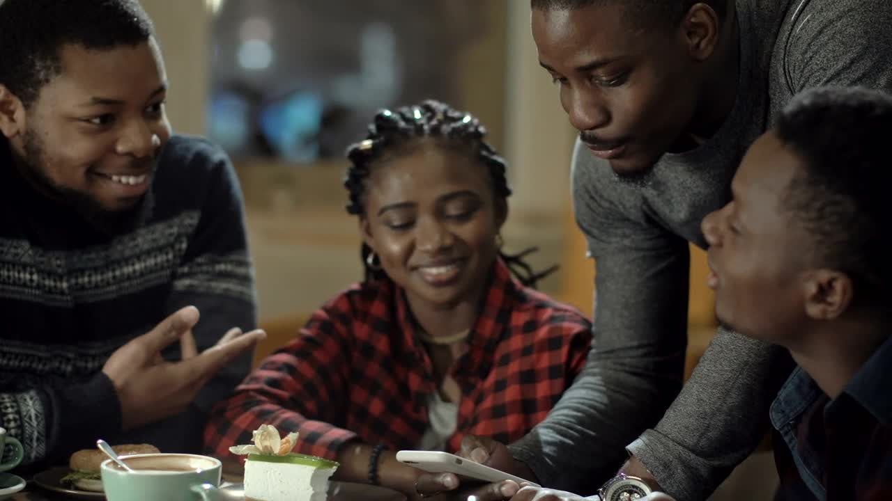 Stock Video Friends Having A Conversation At The Coffee Shop Live Wallpaper For PC