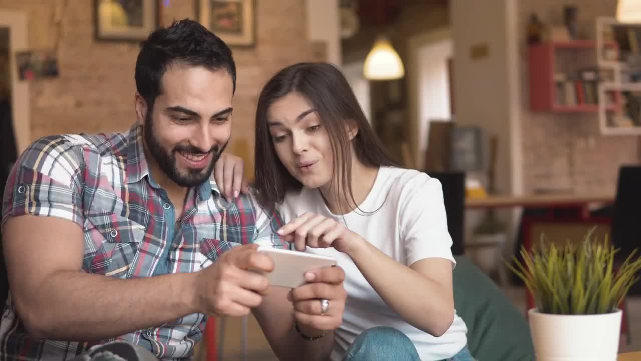 Stock Video Friends Enjoy Mobile Gaming On Break Live Wallpaper For PC