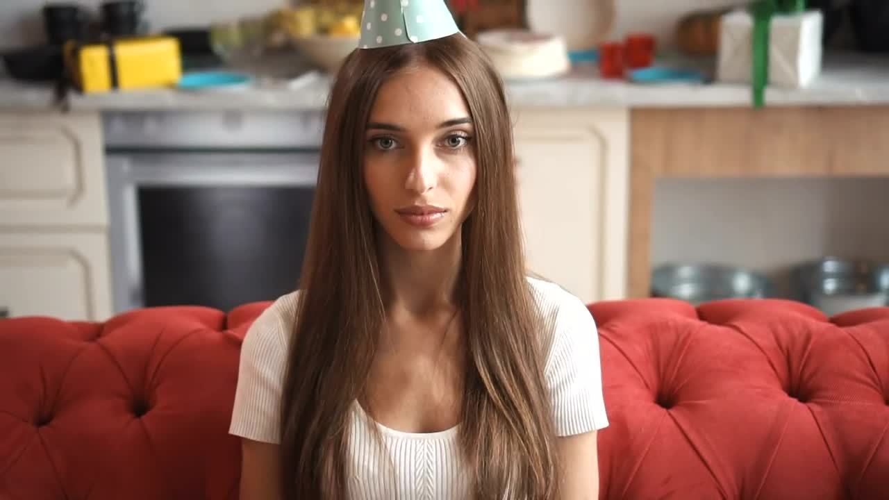 Stock Video Friends Celebrate Success With Party Hats And Sparklers Live Wallpaper For PC