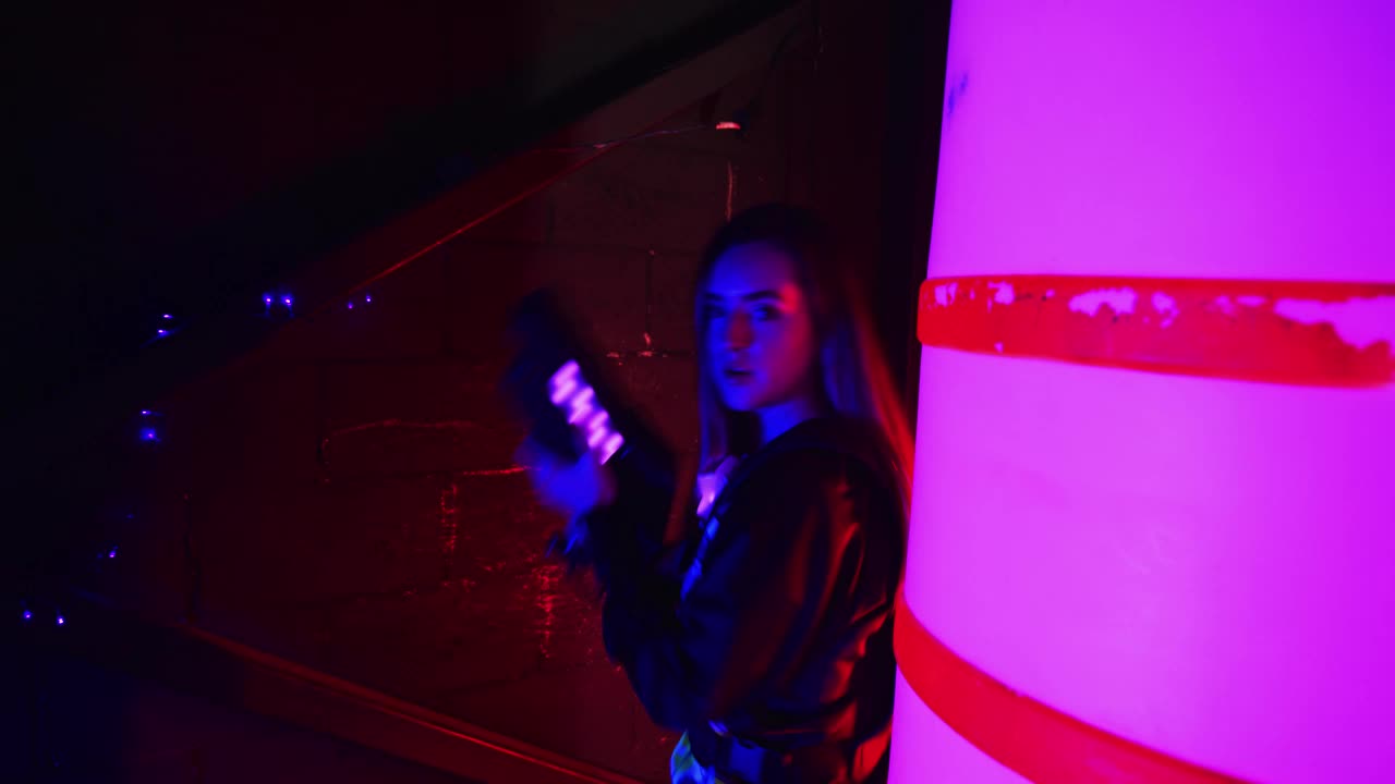 Stock Video Friends Advancing In A Laser Tag Competition Live Wallpaper For PC