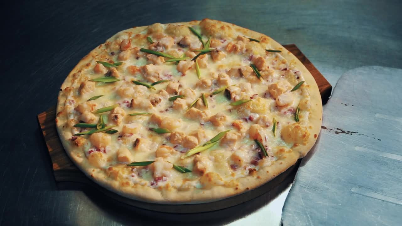 Stock Video Fresh Chicken Pizza Live Wallpaper For PC