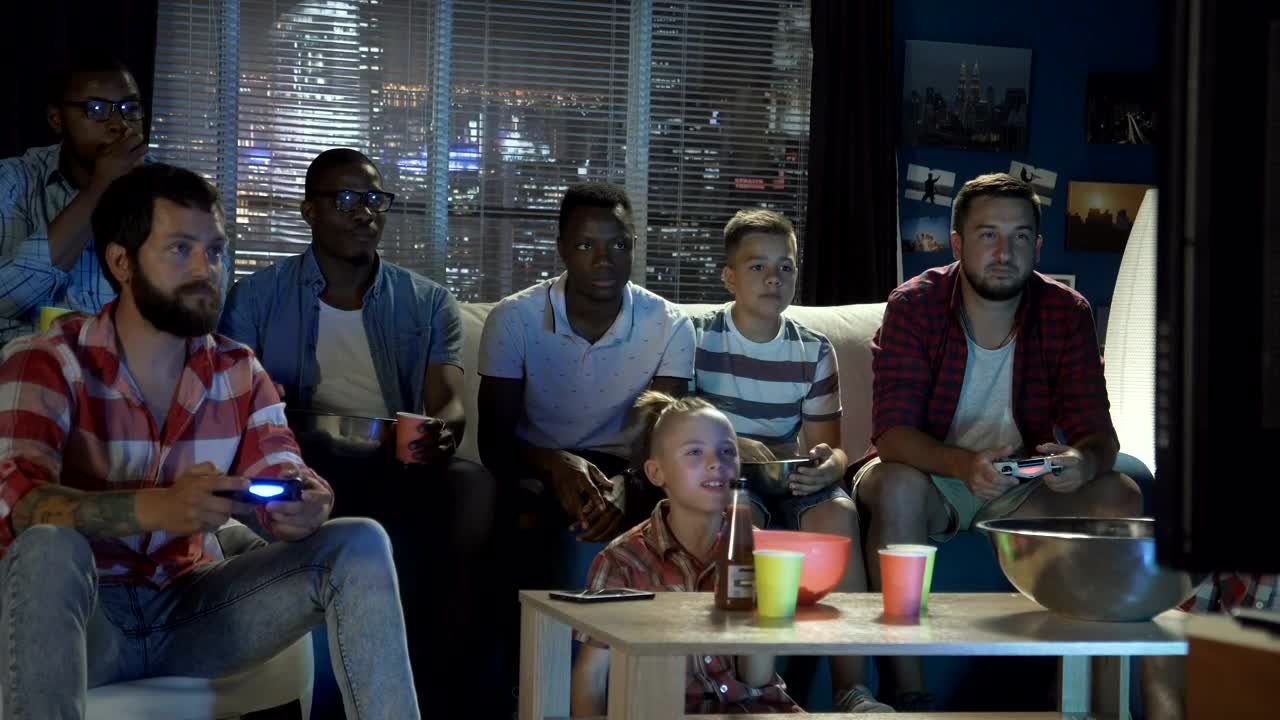 Stock Video France Playing Sport Video Games At Home Live Wallpaper For PC