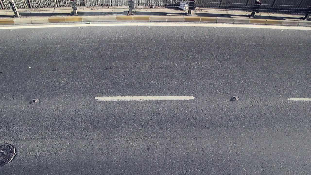 Stock Video Fragment Of Road On The Street Where Cars Pass Live Wallpaper For PC