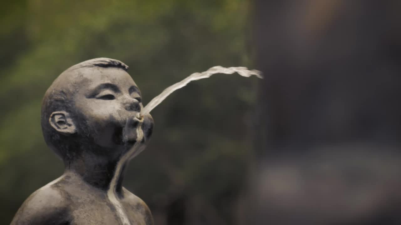 Stock Video Fountain In The Shape Of A Kid Live Wallpaper For PC