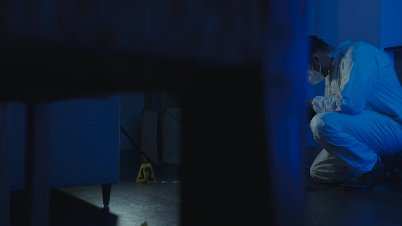 Stock Video Forensic Working At A Crime Scene Live Wallpaper For PC