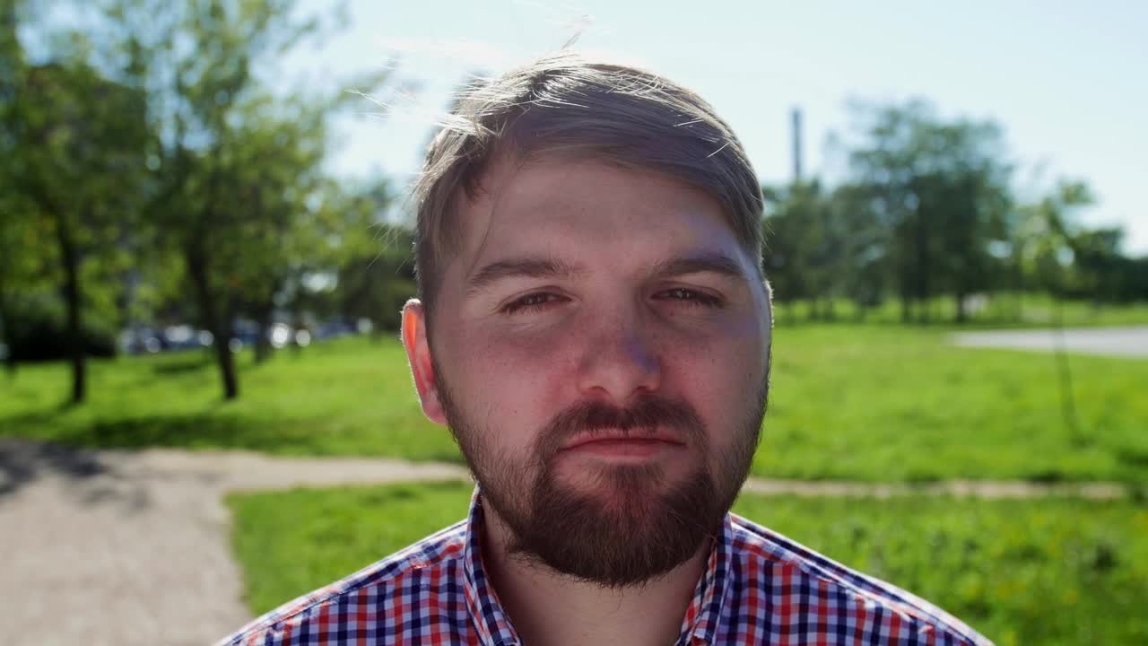 Stock Video Forced To Smile In The Park Live Wallpaper For PC