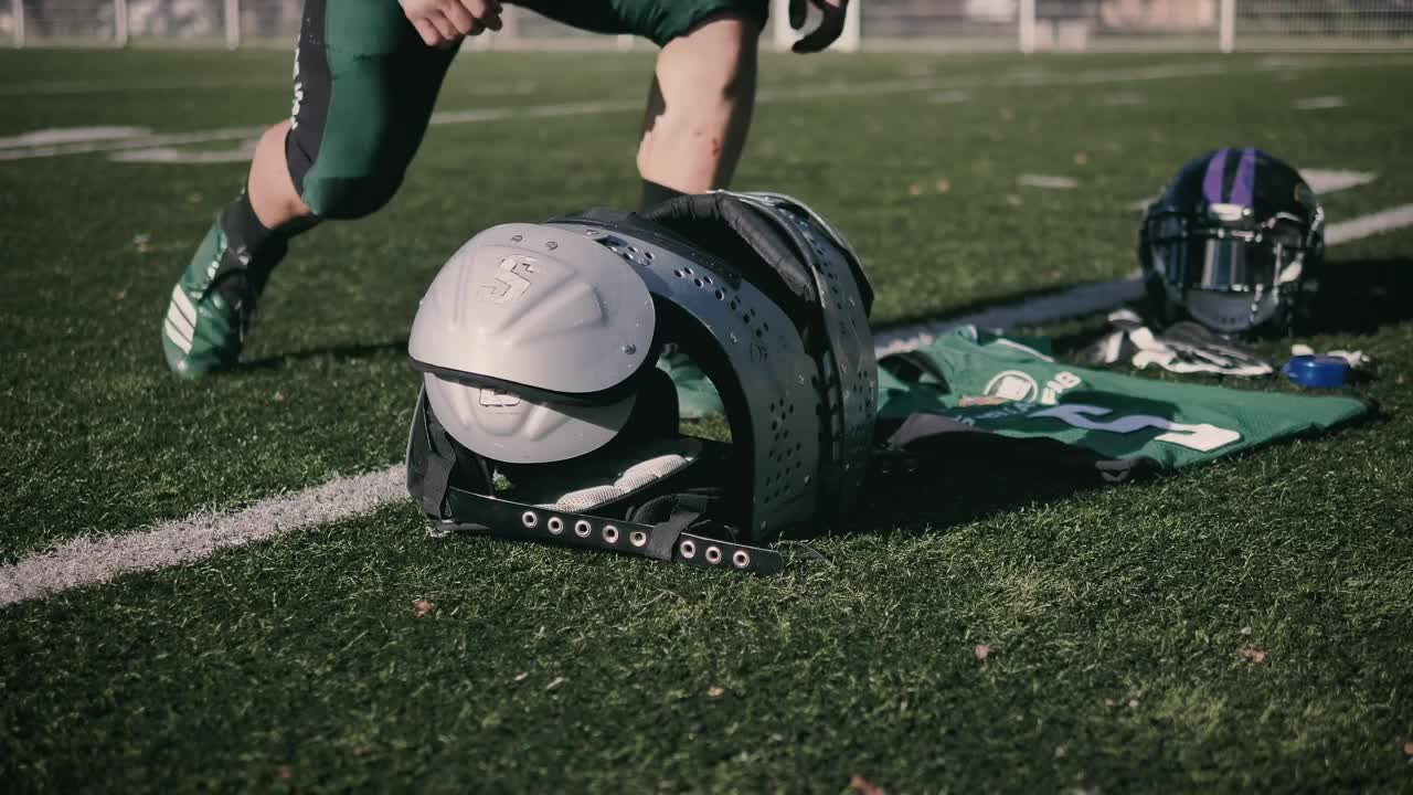 Stock Video Footballer Preparing His Uniform Live Wallpaper For PC