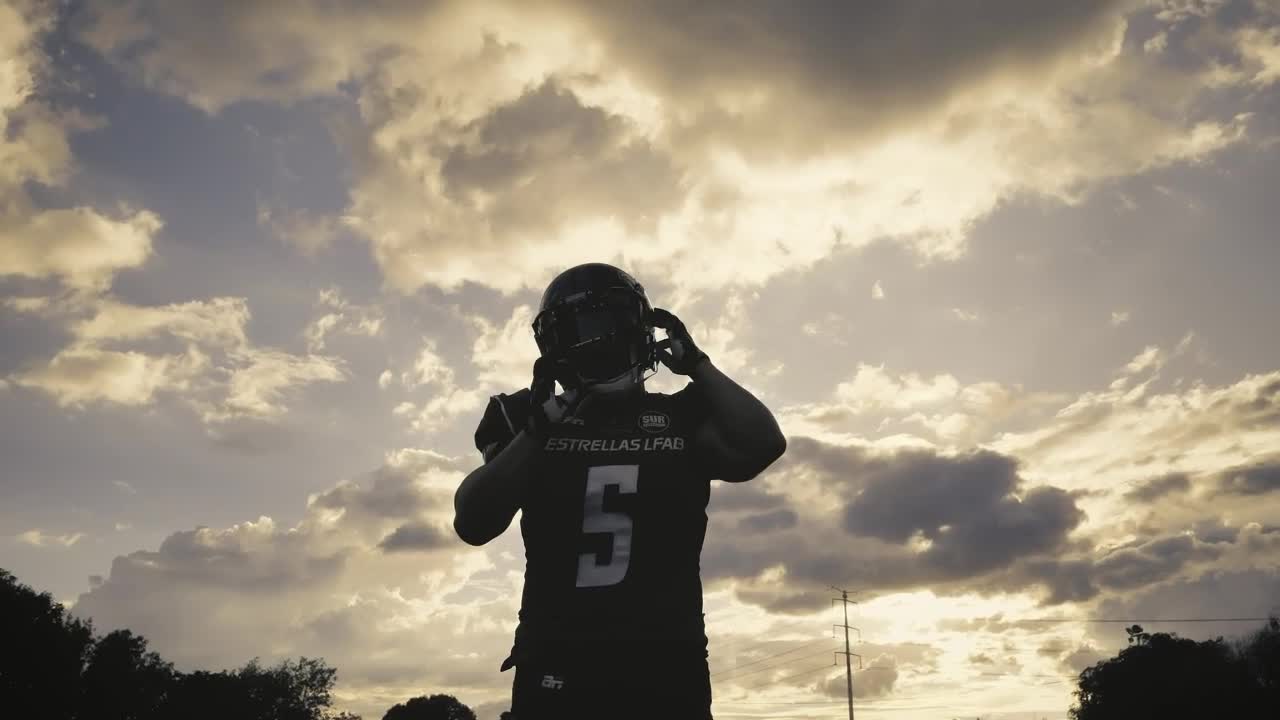 Stock Video Football Player Taking Off His Helmet Live Wallpaper For PC