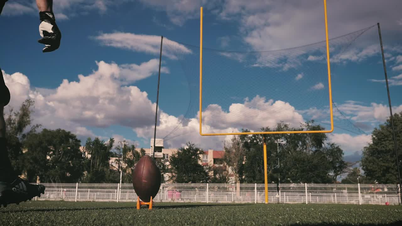 Stock Video Football Player Scoring A Field Goal Live Wallpaper For PC