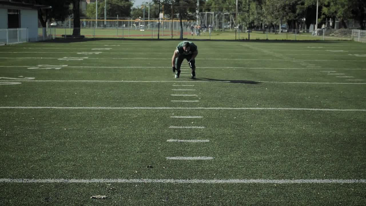 Stock Video Football Player Running To The Camera Live Wallpaper For PC