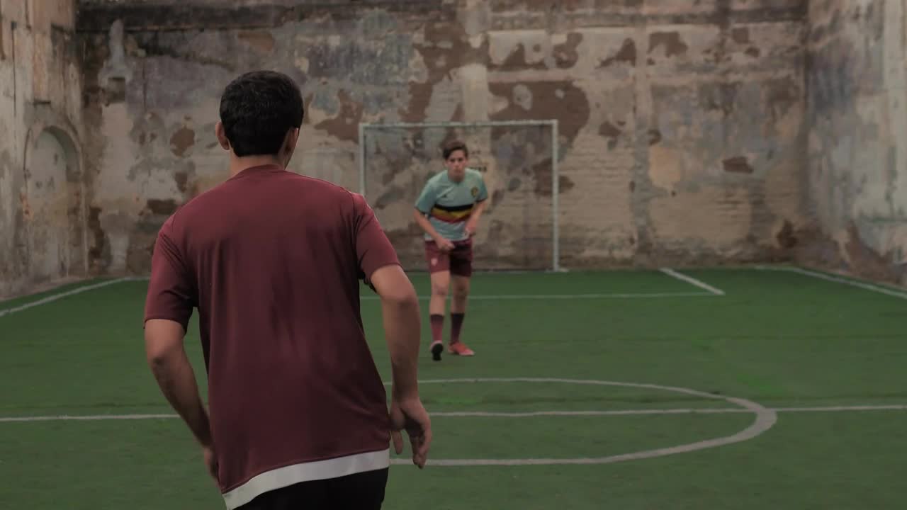 Stock Video Football Player Dribbling To The Defender Live Wallpaper For PC