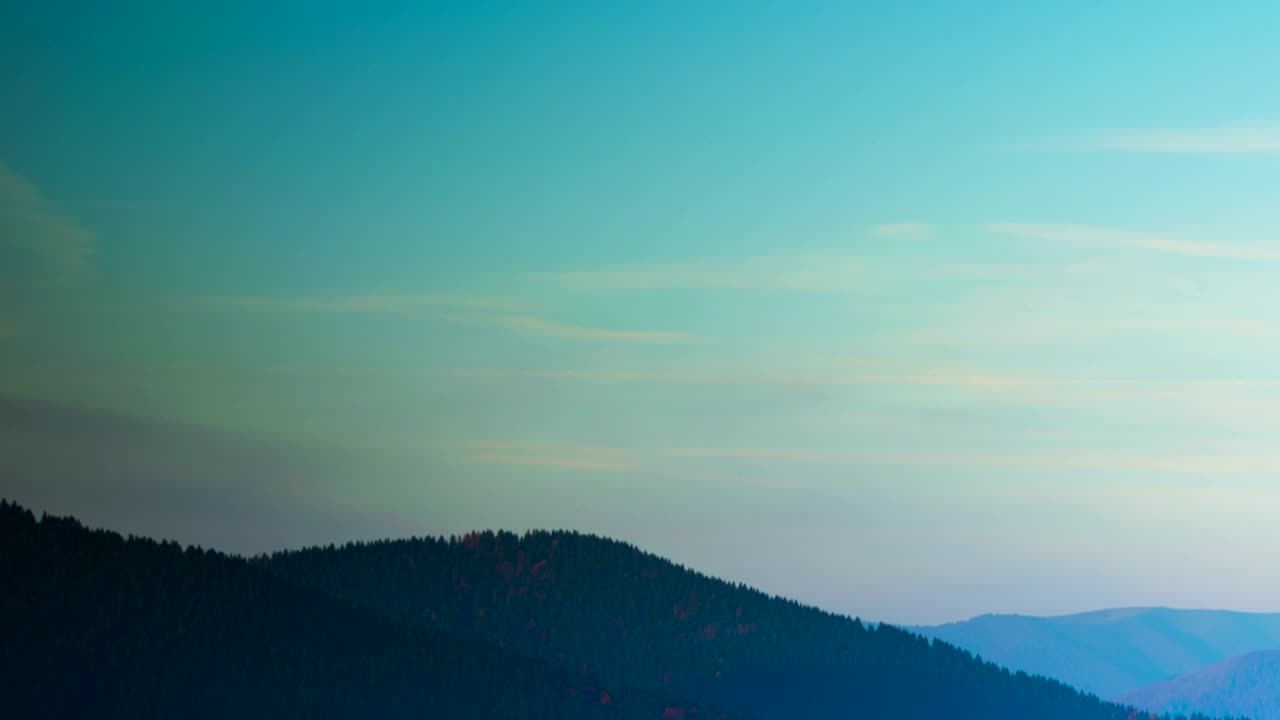 Stock Video Foggy Mountainous Valley In Autumn Time Lapse Live Wallpaper For PC