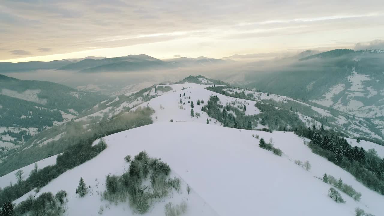 Stock Video Foggy Landscape In A Mountain Range Live Wallpaper For PC