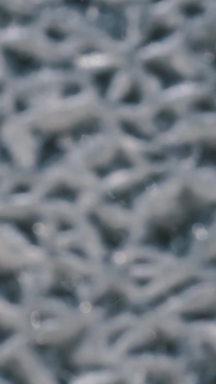 Stock Video Focusing A Strange Blue Crystallized Texture Live Wallpaper For PC