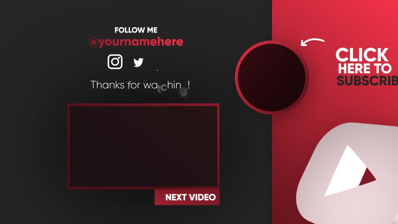 Stock Video Focus Play End Screen Live Wallpaper For PC