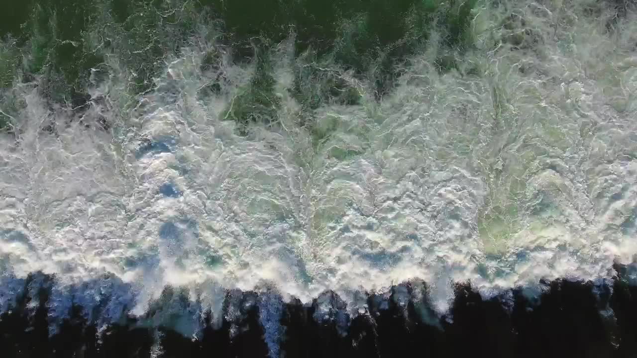 Stock Video Foamy Water Flowing In The River Live Wallpaper For PC