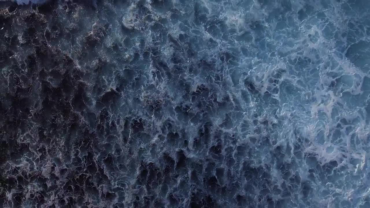 Stock Video Foamy Ocean Waves Reaching The Shore Top Shot Live Wallpaper For PC