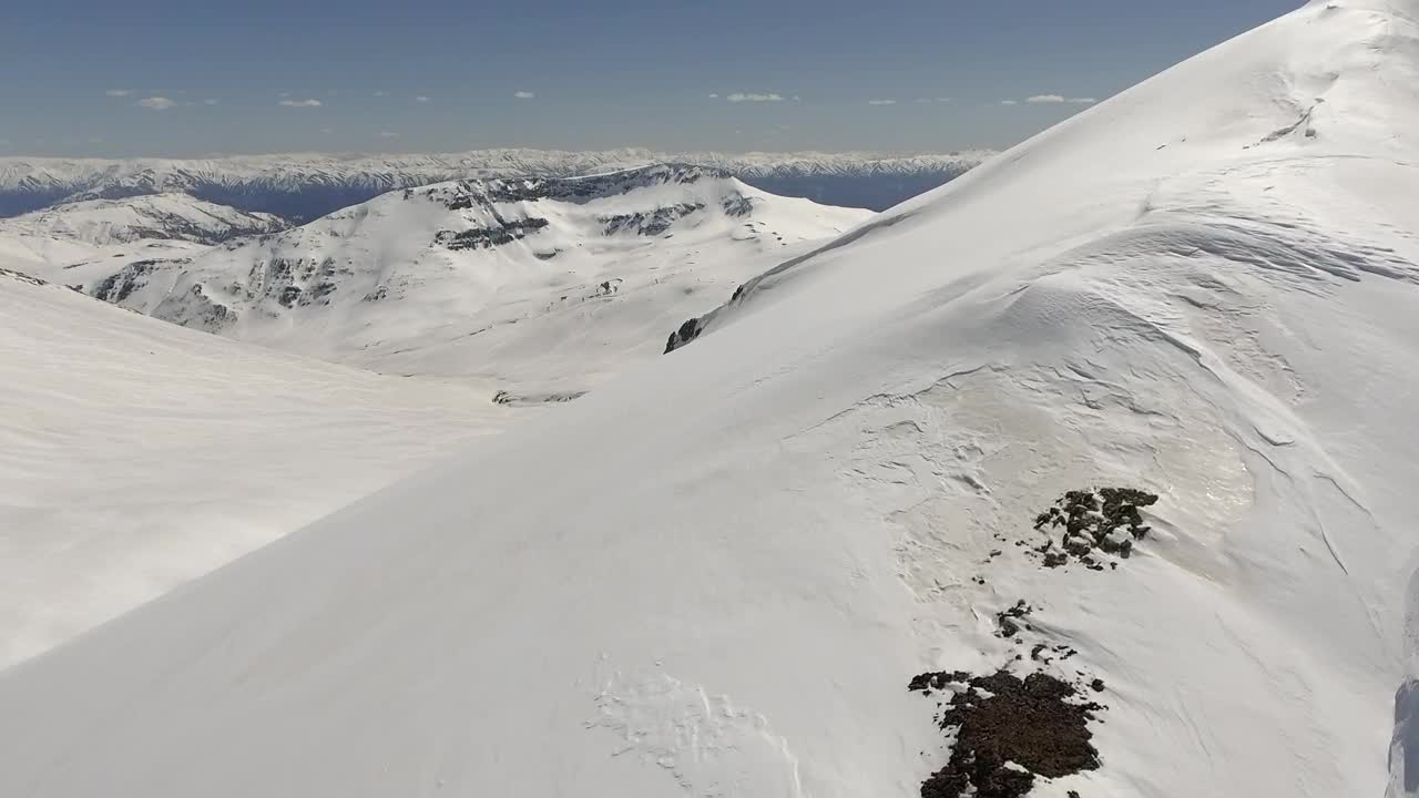 Stock Video Flying Through The Snowy Mountains Live Wallpaper For PC