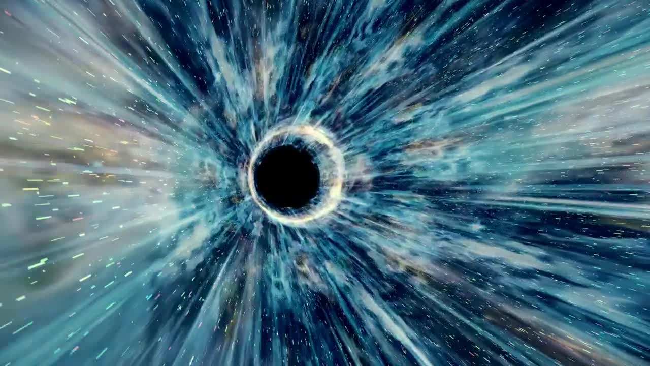 Stock Video Flying Through A Wormhole Live Wallpaper For PC