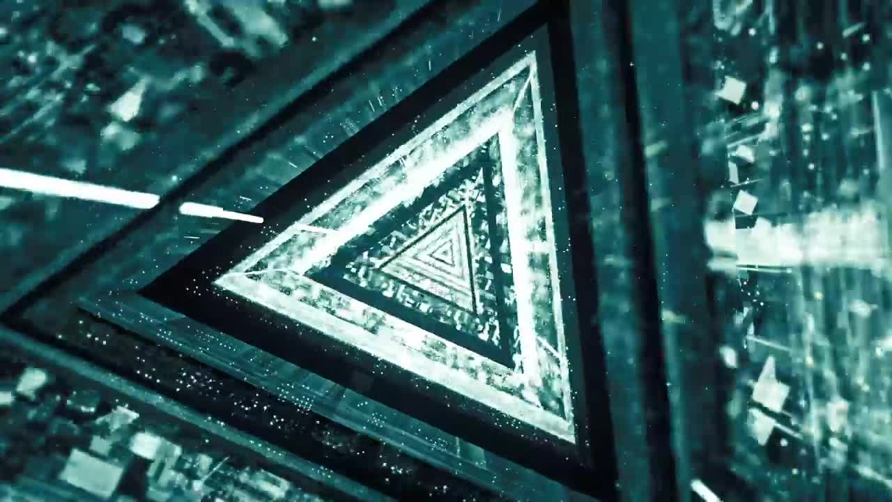 Stock Video Flying Through A Digital Tunnel In The Shape Of A Live Wallpaper For PC