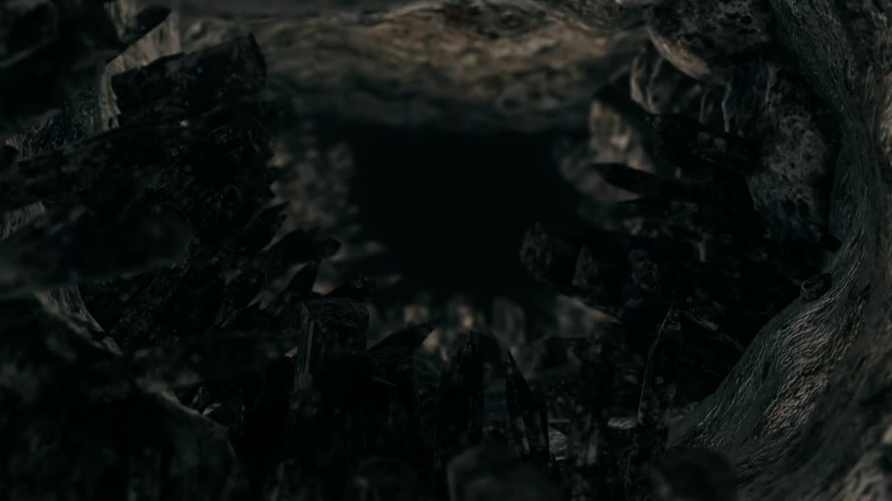 Stock Video Flying Through A Dark Cave Live Wallpaper For PC