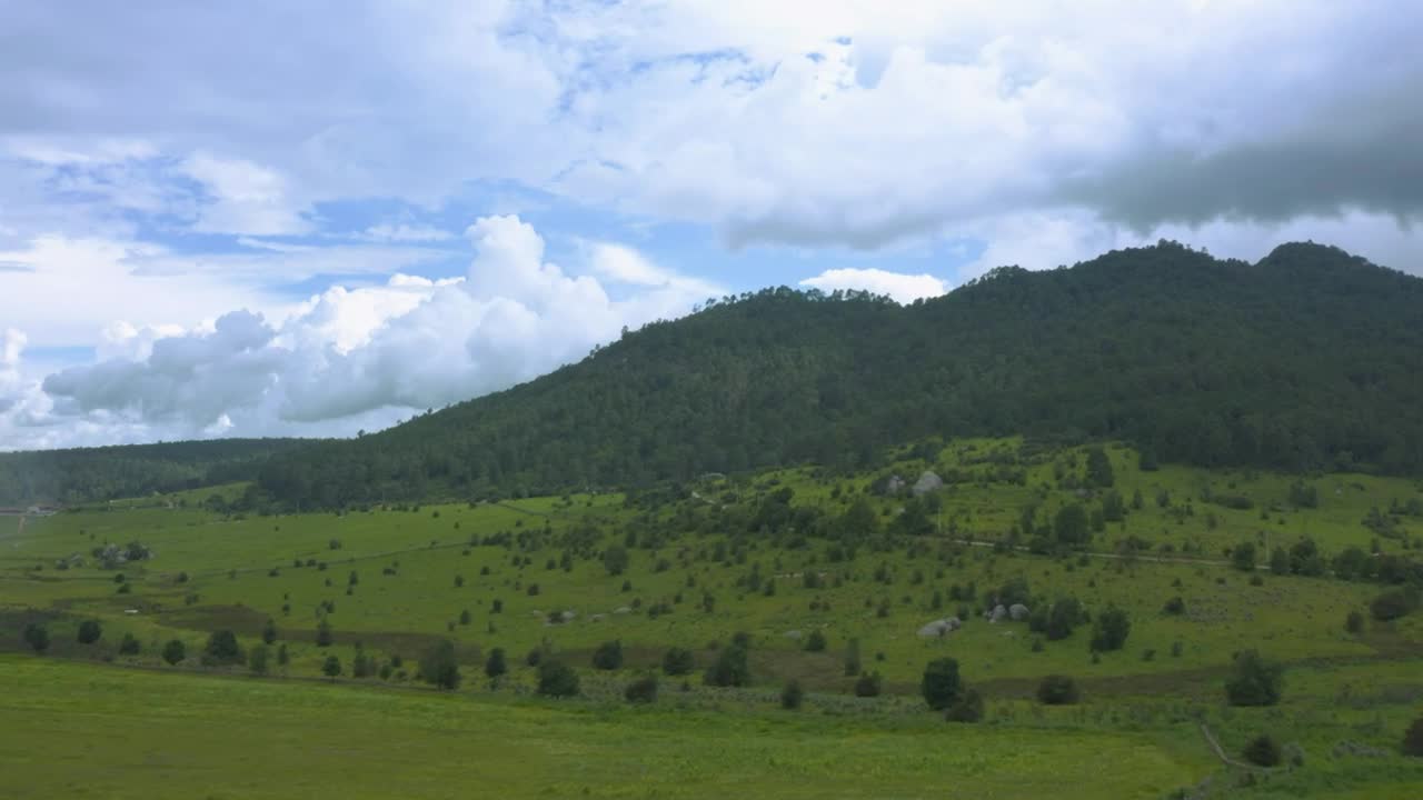 Stock Video Flying Over Tree Covered Mountains Live Wallpaper For PC