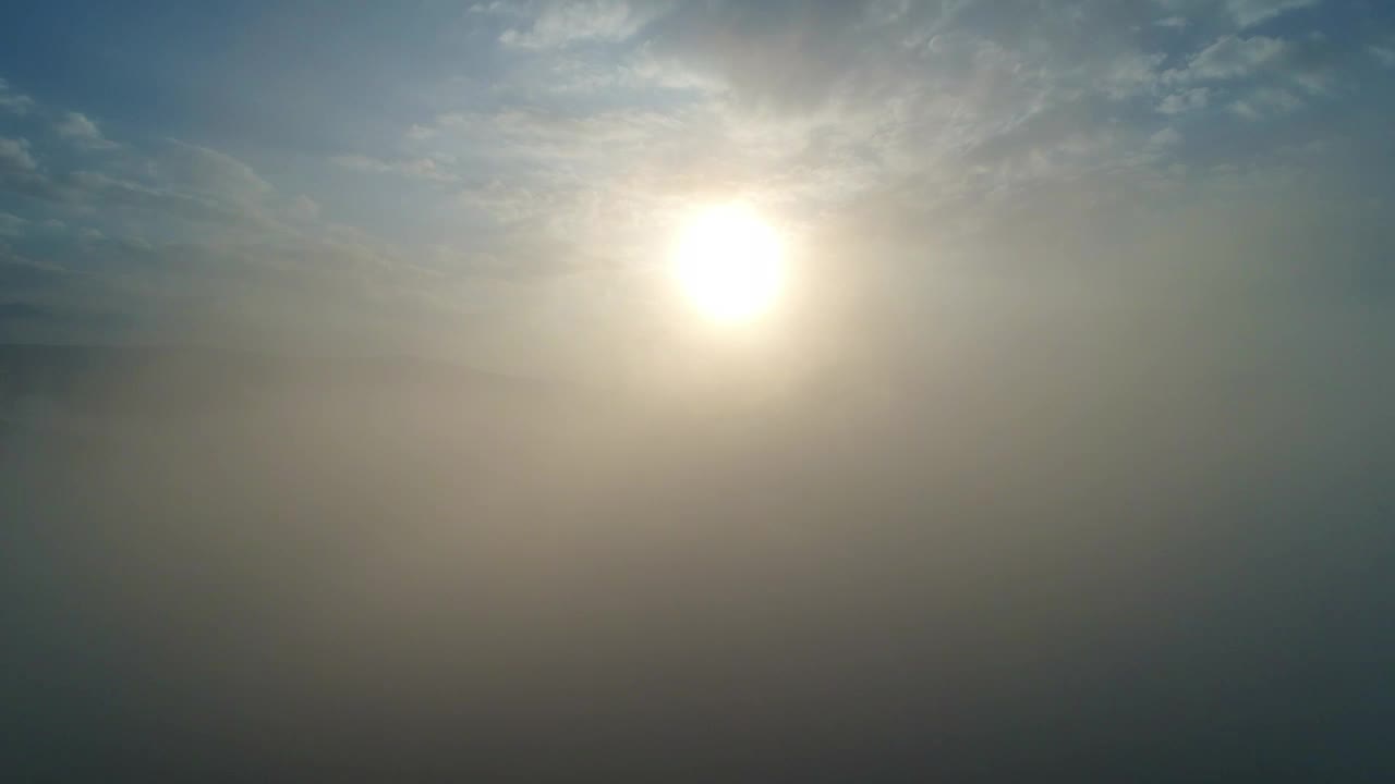 Stock Video Flying Over The Clouds On Winter Mountains Live Wallpaper For PC