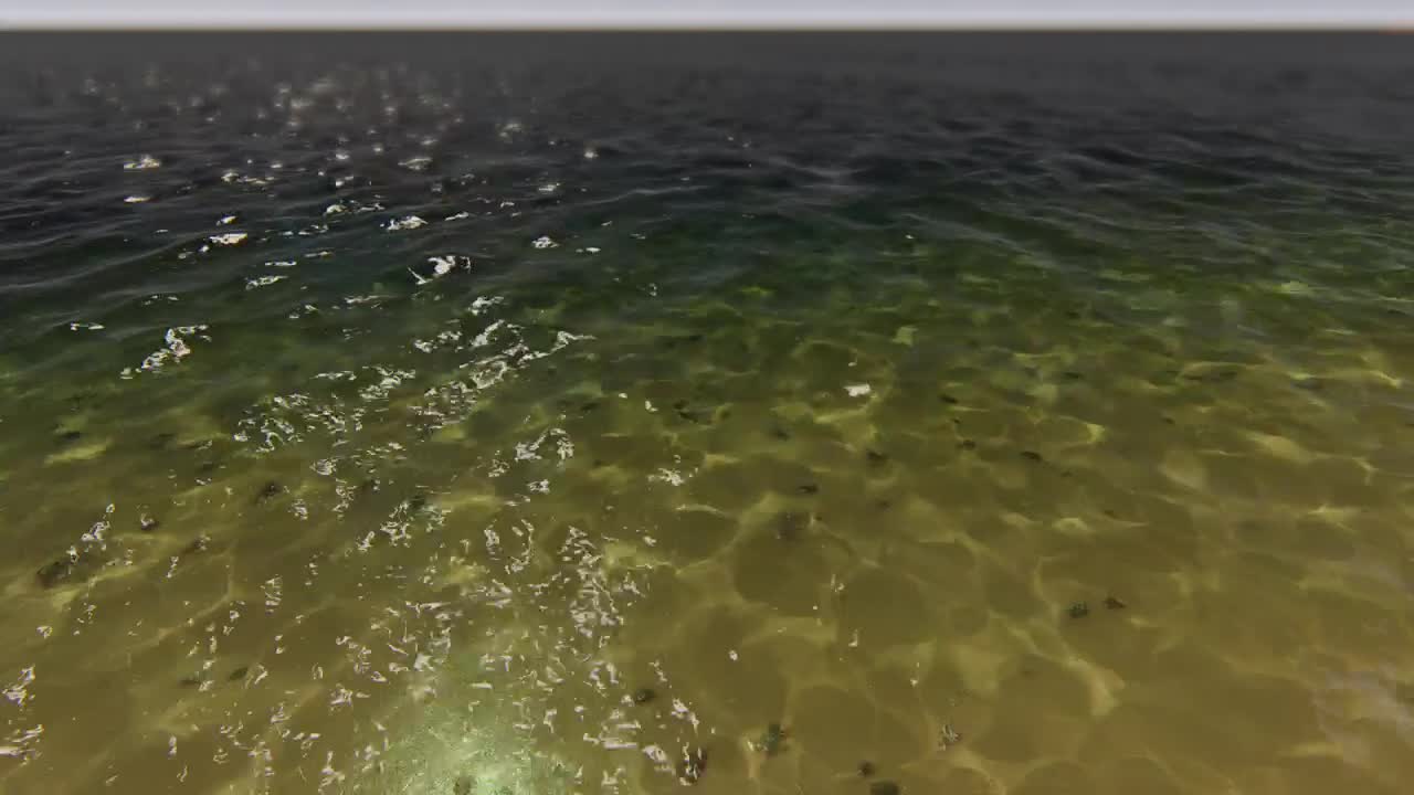 Stock Video Flying Over The Clear Water Of The Sea Live Wallpaper For PC