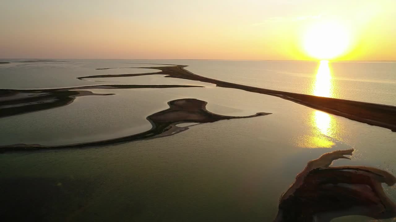 Stock Video Flying Over Small Islands In A Huge Lake Live Wallpaper For PC