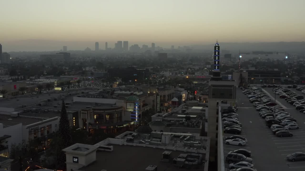Stock Video Flying Over La City During A Cold Sunrise Live Wallpaper For PC