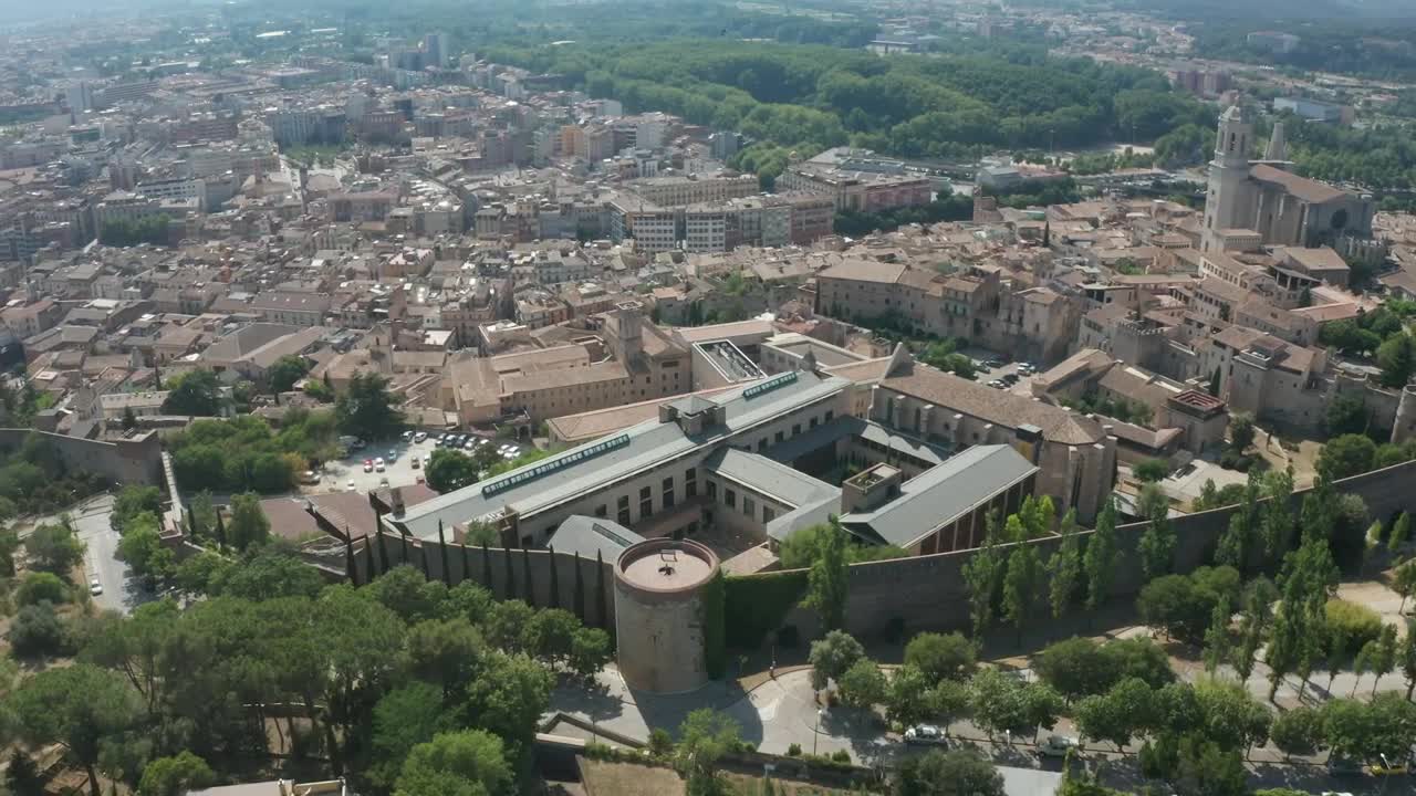 Stock Video Flying Over Ancient City Walls Live Wallpaper For PC